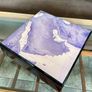 Bateel French Lacquered Wood Date Gift Box with Map of Arabian Peninsula UAE Image 10