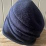 cloche bucket hat with a flower decoration 100% virgin wool Seeberger new Image 5