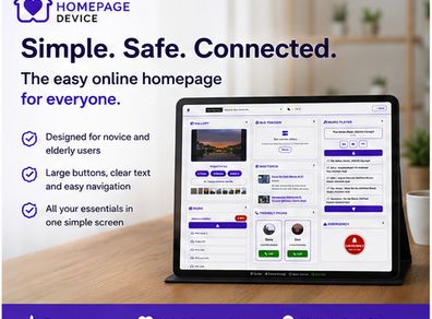 Handy Homepage Device (for the elderly)