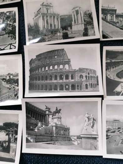Vintage Roma, Italy Set of Landmark Photos