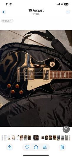 epiphone les paul standard electric guitar
