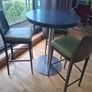 high bar table with three chairs Image 2