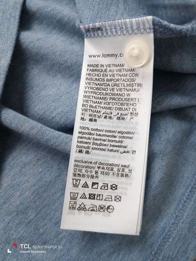 Tommy Hilfiger men's T-shirt. SizeXL
