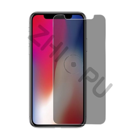 Top Quality 2.5D Arc Edge Privacy Tempered Glass For Apple iPhone X Screen Protector Film Guard Cover Shield