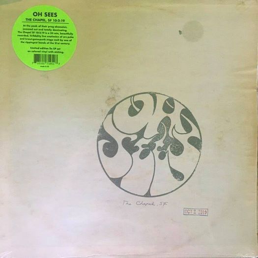 Oh Sees - The Chapel, SF 10-2-19 (LP, Blu + LP, S/Sided, Etch, Red vinyl