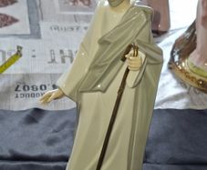 Elegant Large Tengra Porcelain Figurine Joseph with Staff , postage available or collection