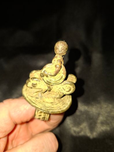 Genuine Antique Bronze Ring Dogon Mali Postage Available or Collection