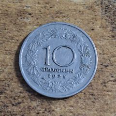 Austria, 10 Groschen, 1925 Coin - free standard postage