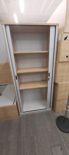 Tall Tambour Cabinet 196cm