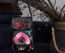 Brand New Embroidered Phone Bag