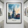 Dublin Wall Art Print, Travel Art Poster Image 6