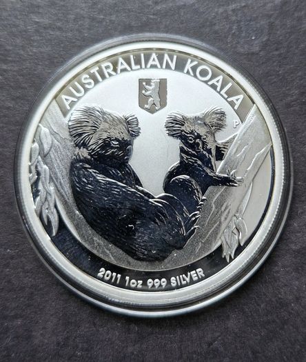 1 oz SILVER KOALA  2011  Privy Berlin Bear 1 Dollar