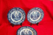 Liberty Blue Independence Hall - classic English transferware from the period of the Bicentennial of American independence