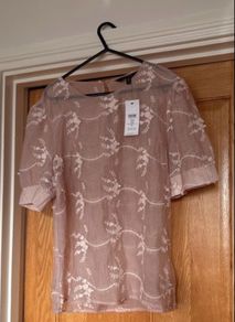 lipsy sheer top