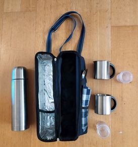 Picnic Flask, Cups and more for two people