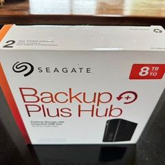 Seagate External 8TB HDD Backup Plus Hub