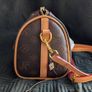 Monica Kiki Brand New Monogram Handbag with Shoulder Strap Image 2