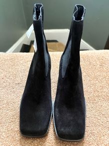 New with tags suede ankle boots Zara