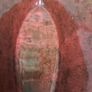 Red glazed bowl oval Image 7