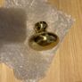 Heritage Brass Victorian Centre Door Knob Design 3" Satin Brass Finish Image 3