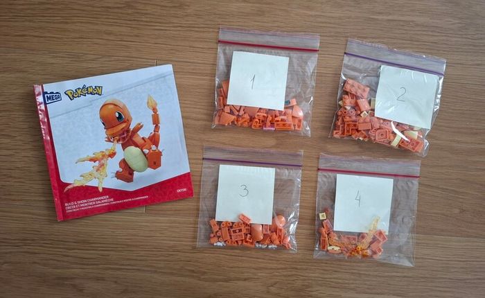 Mega Pokemon Charmander, 7+, 180 pieces
