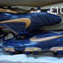Football Boots Nike Air Legend Tiempo Blue/Gold (2006) Size 7.5UK FG Image 7