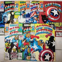 Captain America #'s 402 - 408 Man And Wolf Parts 1-6 & Infinity War Crossover (1992)