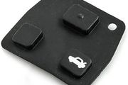 3 Button Replacement Remote Key Fob Repair Kit Switch Rubber Pad For Toyota RAV4 Corolla Camry Prado Black