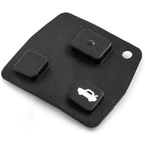 3 Button Replacement Remote Key Fob Repair Kit Switch Rubber Pad For Toyota RAV4 Corolla Camry Prado Black