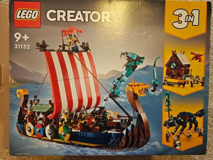 Lego Creator 3in1 Viking Ship and the Midgard Serpent 31132