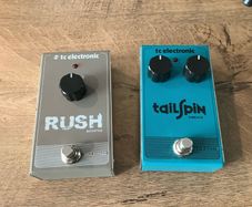 TC Electronic Rush Booster + Tailspin Vibrato pedals