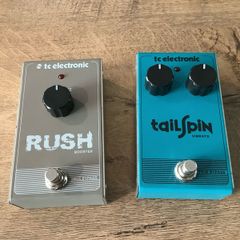 TC Electronic Rush Booster + Tailspin Vibrato pedals