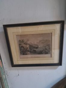 4 old irish prints