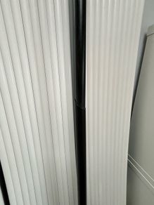 Black Extended curtain rod