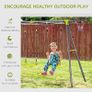 5 IN 1 Kids Garden Swing Set for Backyard, Outdoor Play Equipment, w/ Adjustable Swing Seat (FREE SHIPPING) Image 5