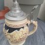 Rare Vintage Relief Beer Stein Image 3