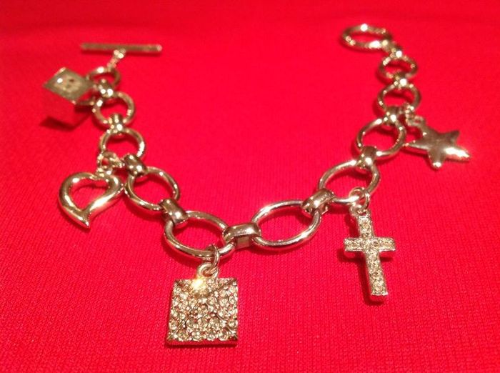 T Bar Charm Bracelet
