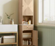Slim Bathroom Storage Cabinet