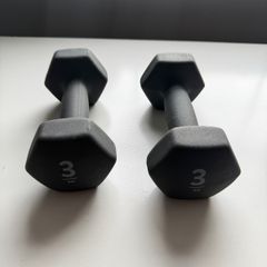 Pair of 3KG Dumbbells