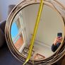 Large Gold Decorative Wall Mirror 70cm Image 2