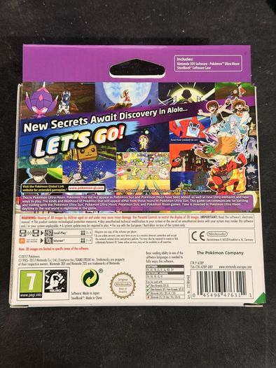 Pokemon Ultra Moon (CIB Fan Edition) - UK Version - Nintendo 3DS 2017