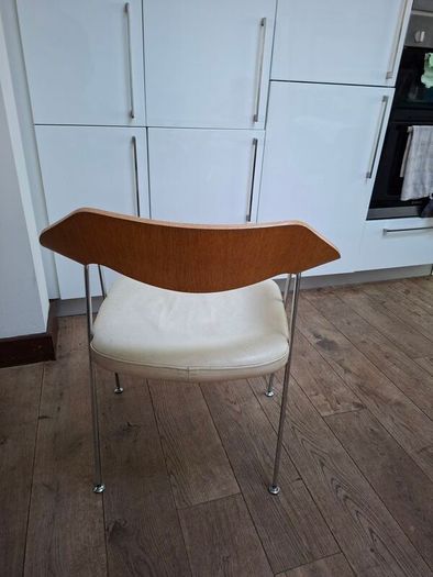 Dining table with glass top and 4 chairs