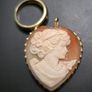 Large Gold Cameo pendant Image 2