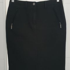 AUTOGRAPH Jet black denim skirt Sz 10