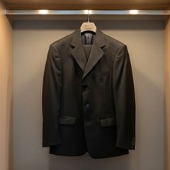 Mens BECKER Black Suit, 2 Piece (Jacket & Trousers)