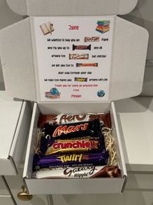 Thank you Teacher Chocolate Poem Boxes