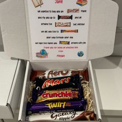 Thank you Teacher Chocolate Poem Boxes