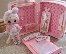 Nanana doll with backpack