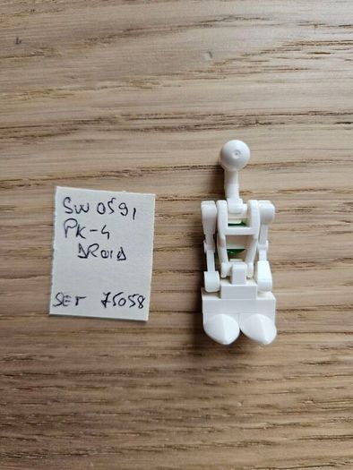 lego sw0591 PK-4 droid, set star wars 75058