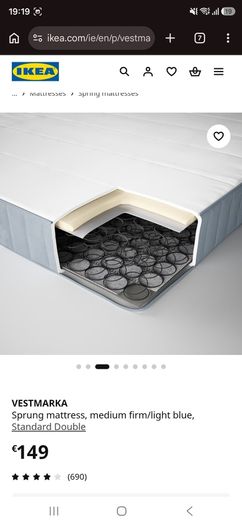 ikea double matress